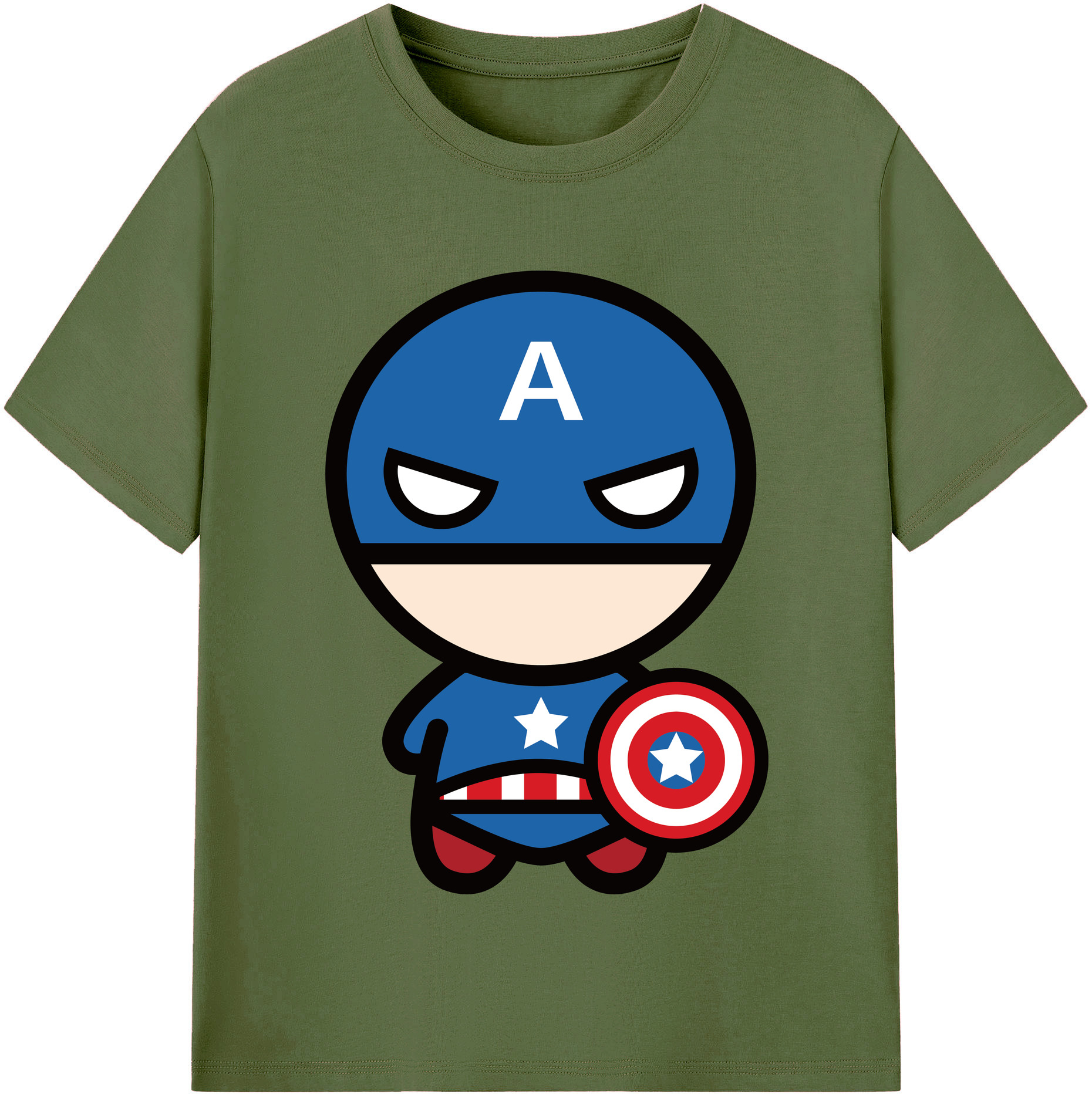 （画像用） アベンジャーズ The Avengers 綿100％半袖Tシャツ（フロントプリント）